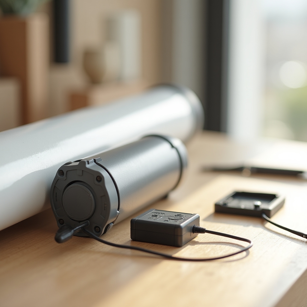 Elektromotor für Markisenantrieb mit Steuerungseinheit